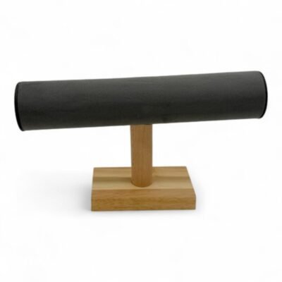 Wooden Grey T-Bar Watch Stand