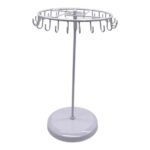 rotating jewellery holder stand-White