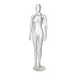 GEF351 Gloss Silver Female Mannequin