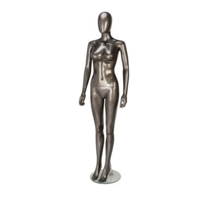 GEF352 Gloss Pewter Female Mannequin