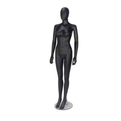 GEF321 Matt Black Female Mannequin
