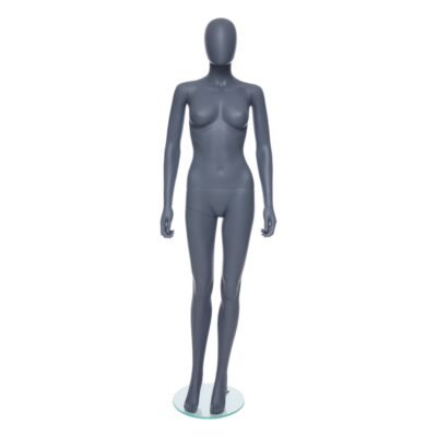 GEF341 Matt Grey Female Mannequin