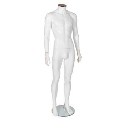 Matt White Male Headless Mannequin
