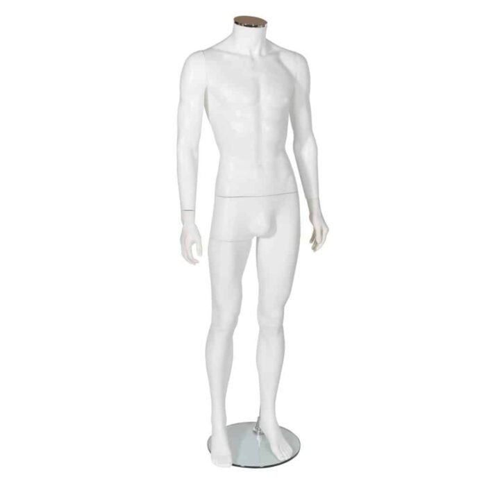 Matt White Male Headless Mannequin