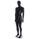 R348B Black Male Mannequin