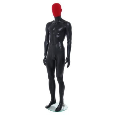 R358RP Black Male Mannequin