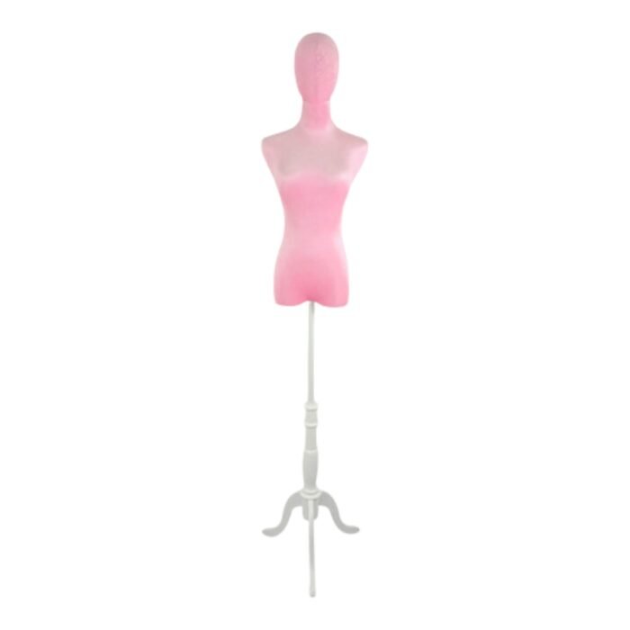 Premium Pink Velvet Female Torso