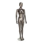 GAF352 Gloss Pewter Female Mannequin