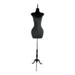 Luxury Black Velvet Female Torso
