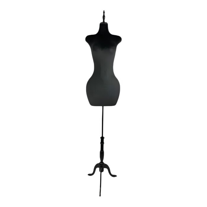 Luxury Black Velvet Female Torso