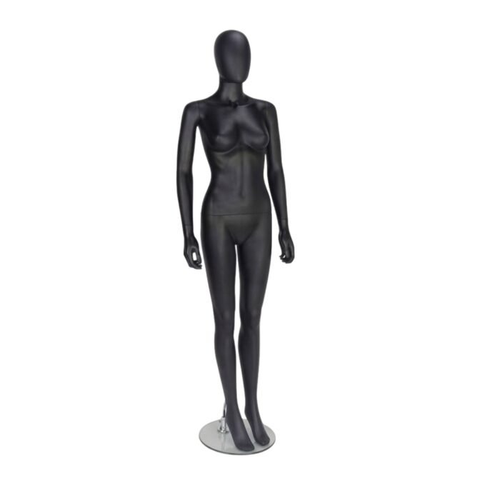 GEF321 Matt Black Female Mannequin