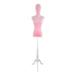 Premium Pink Velvet Female Torso
