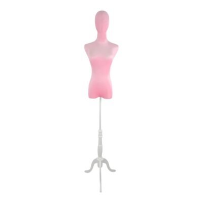 Premium Pink Velvet Female Torso