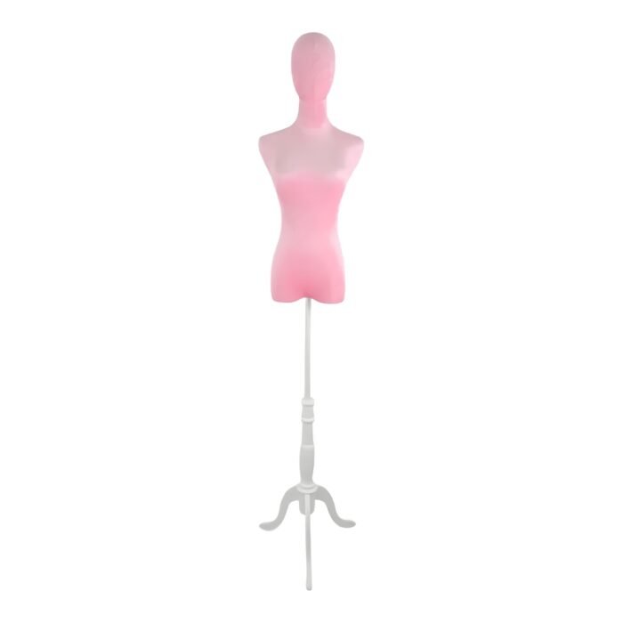 Premium Pink Velvet Female Torso