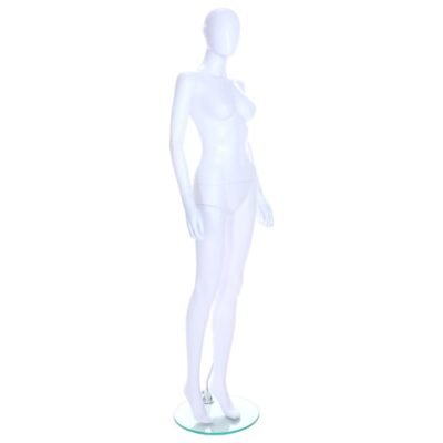 R347 Female Mannequin Egg Head with Ears