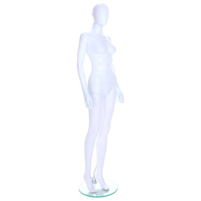 R347 Female Mannequin Egg Head with Ears