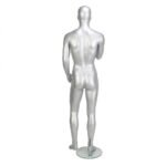 Gloss Silver Male Mannequin