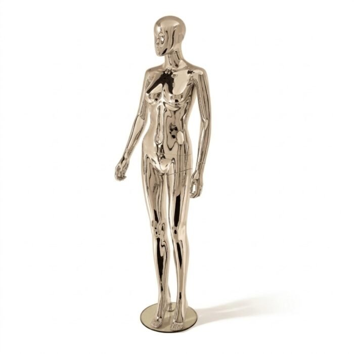 R315 Chrome Female Mannequin