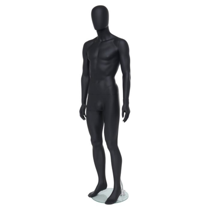 Matt Black Male Mannequin