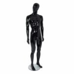 Gloss Black Male Mannequin
