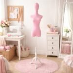 Premium Pink Velvet Female Torso