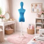 Premium Blue Velvet Female Torso