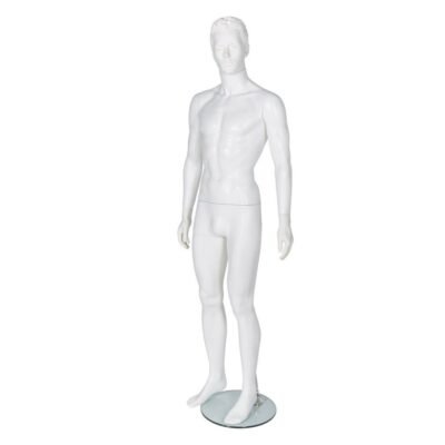 Male Full Body Mannequin Matt White