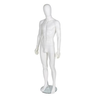 Male Full Body Mannequin Matt White