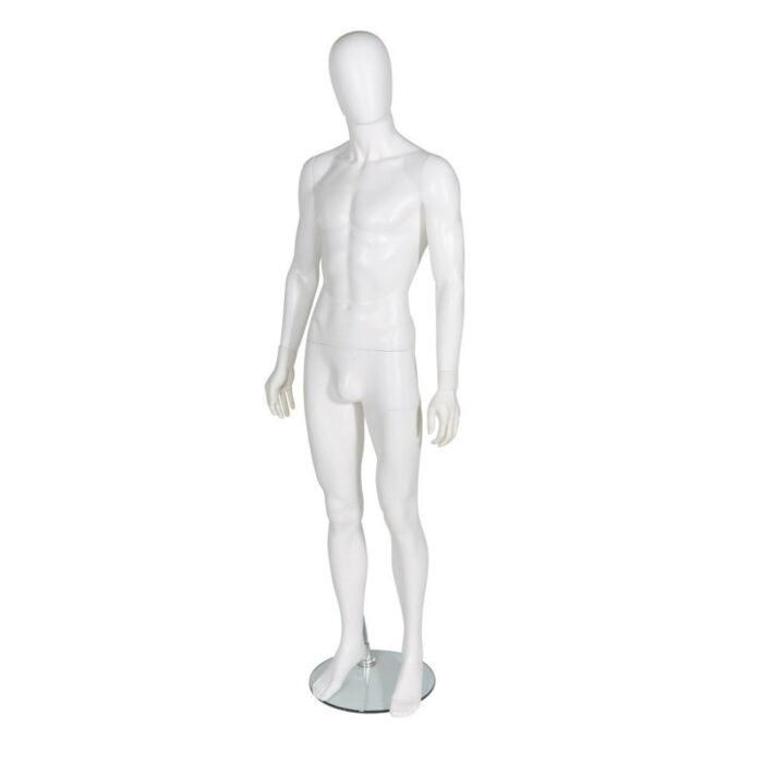 Male Full Body Mannequin Matt White