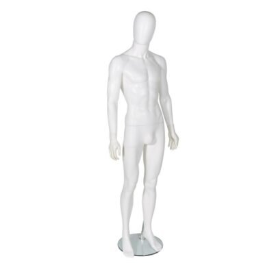 Male Full Body Mannequin Matt White