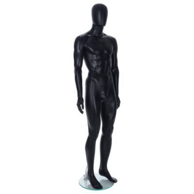 Male Full Body Mannequin Black