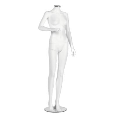 Matt White Female Mannequin No Head