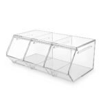 3 Section Acrylic Pick & Mix Sweet Dispenser