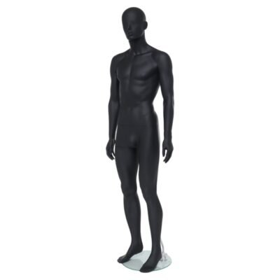 Matt Black Male Mannequin