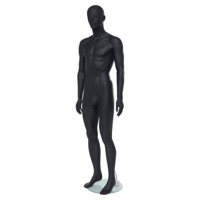 Matt Black Male Mannequin