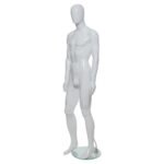 Male Full Body Mannequin Gloss White