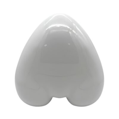 Shiny White Lingerie Hip Display Form