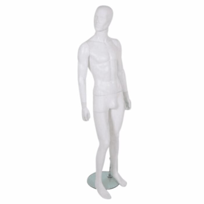Male Full Body Mannequin Matt White