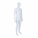 Male Full Body Mannequin Gloss White