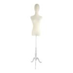 Premium Beige Velvet Female Torso