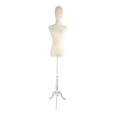 Premium Beige Velvet Female Torso