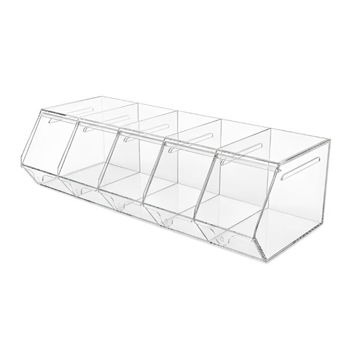 5 Section Acrylic Pick & Mix Sweet Dispenser