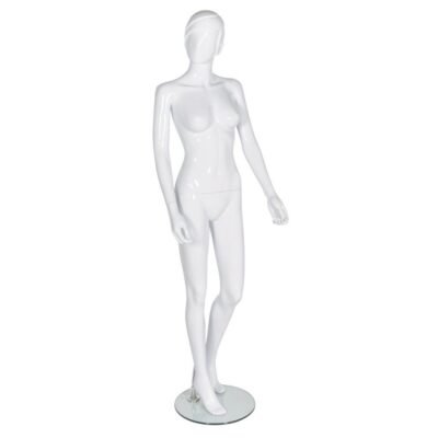 R313 Gloss White Female Mannequin
