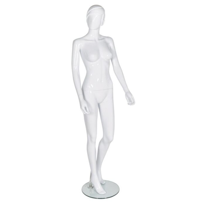 R313 Gloss White Female Mannequin