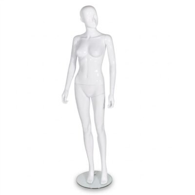 R314 Gloss White Female Mannequin