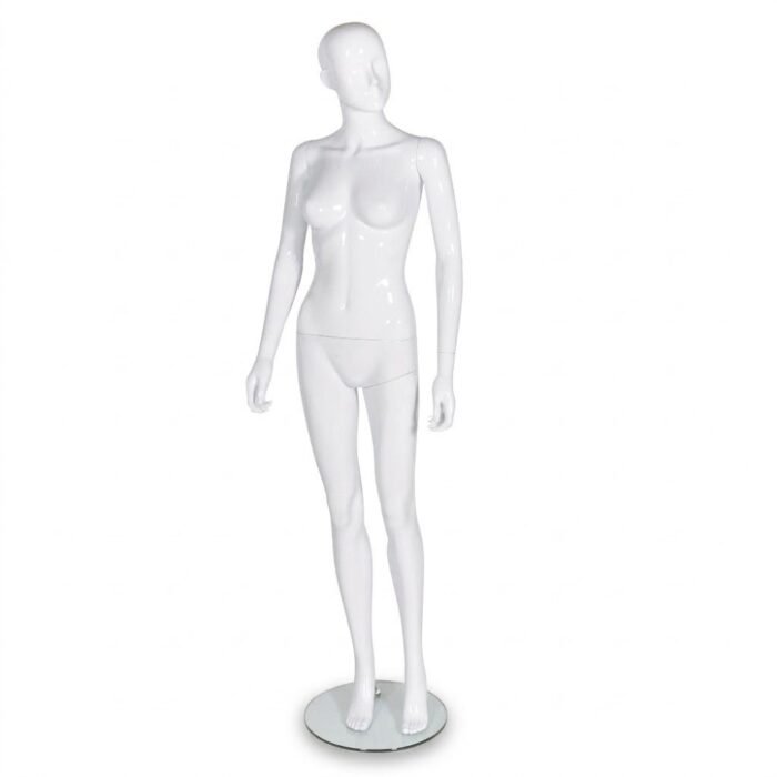 R314 Gloss White Female Mannequin