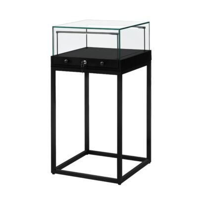 Black Glass Counter Display Case