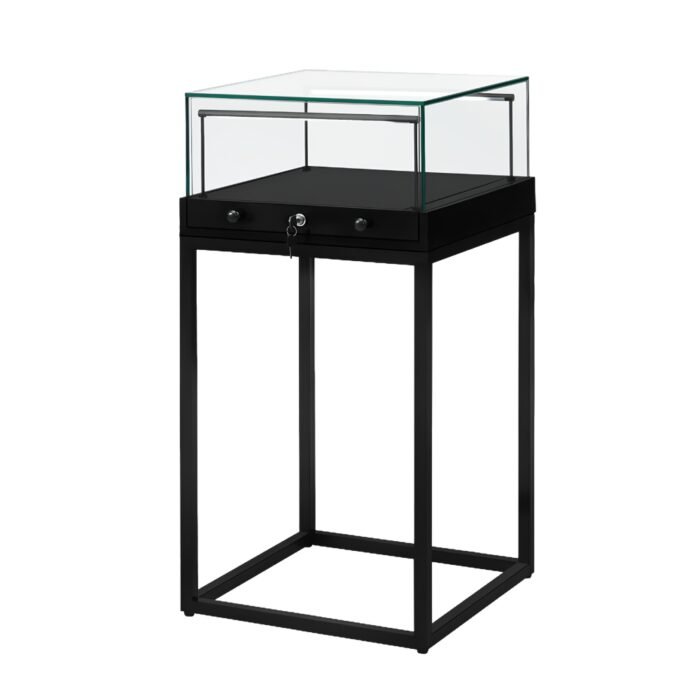 Black Glass Counter Display Case