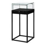 Black Glass Counter Display Case