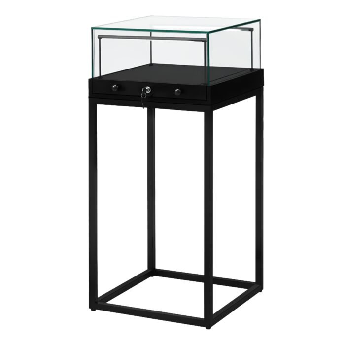 Black Glass Counter Display Case